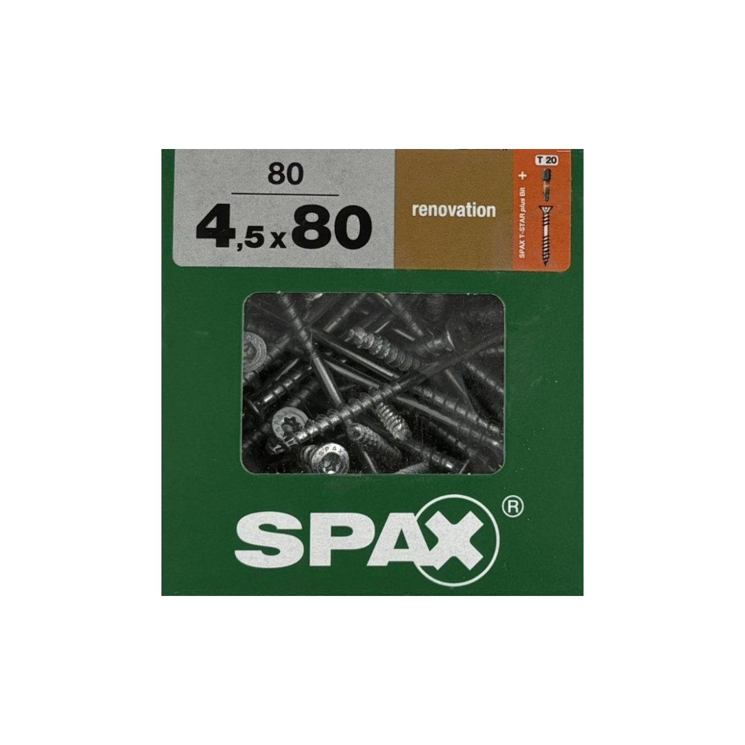 SPAX Renovation Verlegeschrauben Senk T-Star Plus – T20 Antrieb