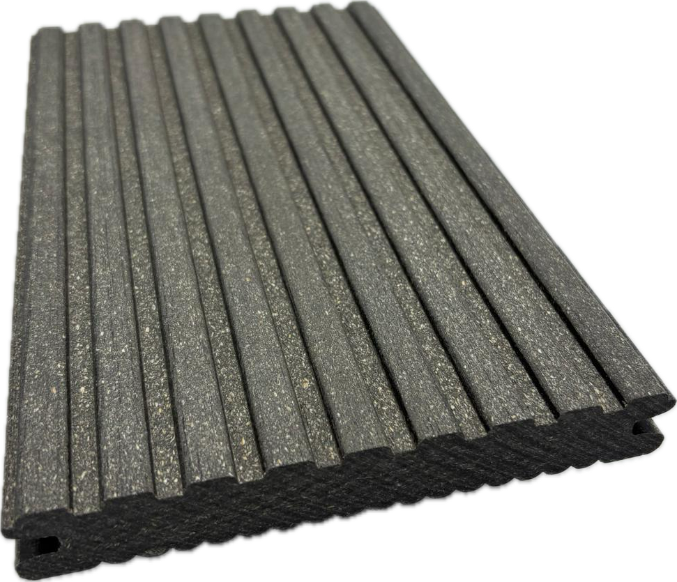 Megawood Barfusdiele Massiv Classic Basaltgrau