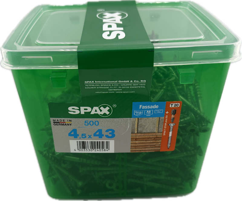 SPAX Fassadenschrauben T-STAR plus T20