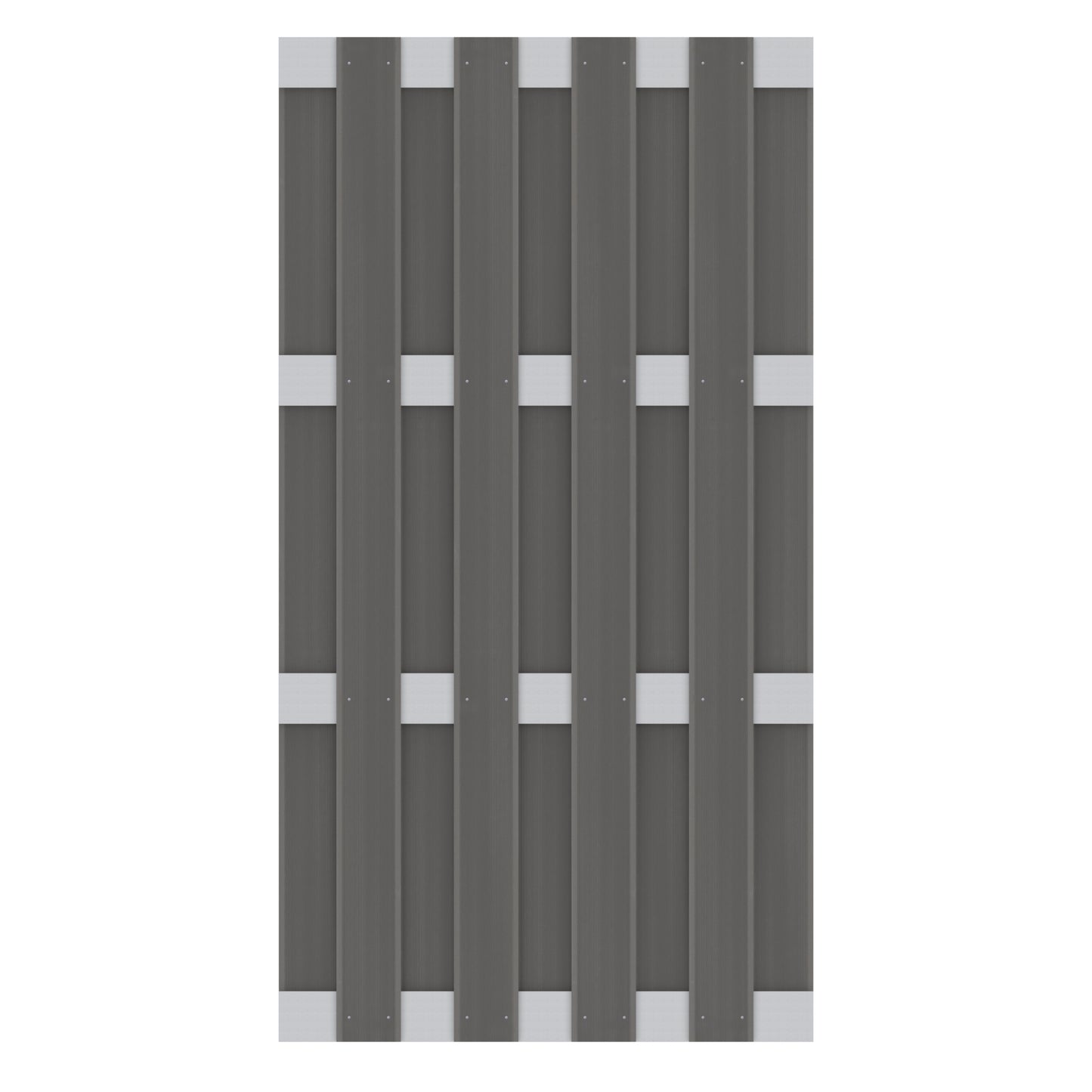 Brügmann Sichtblende JUMBO WPC ALU Anthrazit/Alu 179 x 95cm Art.-Nr. 2127