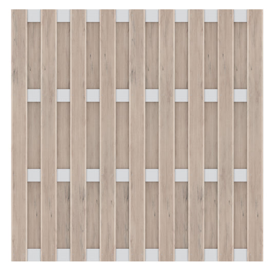 Brügmann Sichtblende JUMBO WPC Sand - Aluminium 179x179cm Art.-Nr. 2015