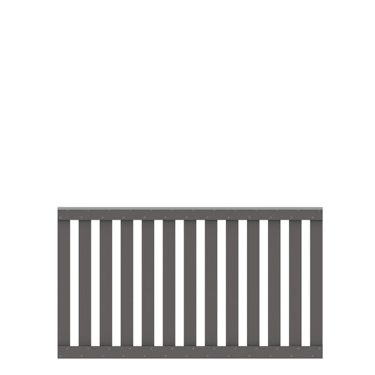 Brügmann Vorgartenzaun Raja WPC 149 x 85 cm anthrazit Art.-Nr. 2105