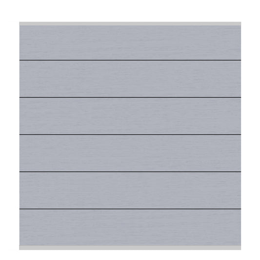 Brügmann SYSTEM WPC XL Grau/Silber Zaunfeld-Set 178 x 184 cm Art.-Nr. 2590