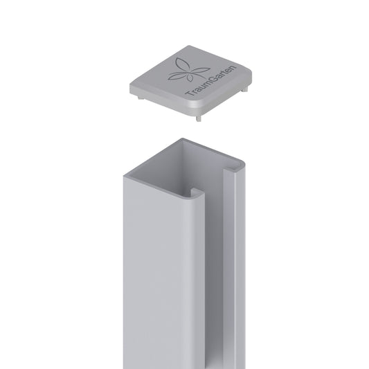 Brügmann SYSTEM U-Montageprofil Silber 192 cm Art.- Nr. 2418