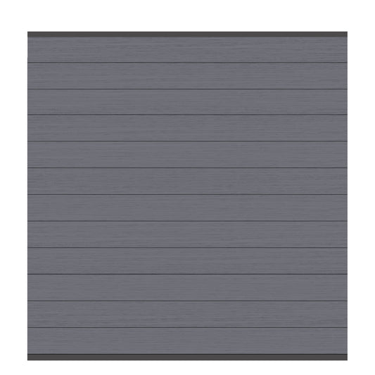 Brügmann SYSTEM WPC Anthrazit/Anthrazit Zaunfeld-Set 178 x 184 cm Art.-Nr.2143