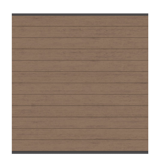 Brügmann SYSTEM WPC CLASSIC Mandel/Anthrazit Zaunfeld-Set 178 x 184 cm Art.-Nr. 2142