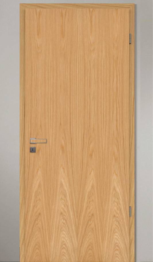 Zimmertürblatt Eiche furn. lackiert