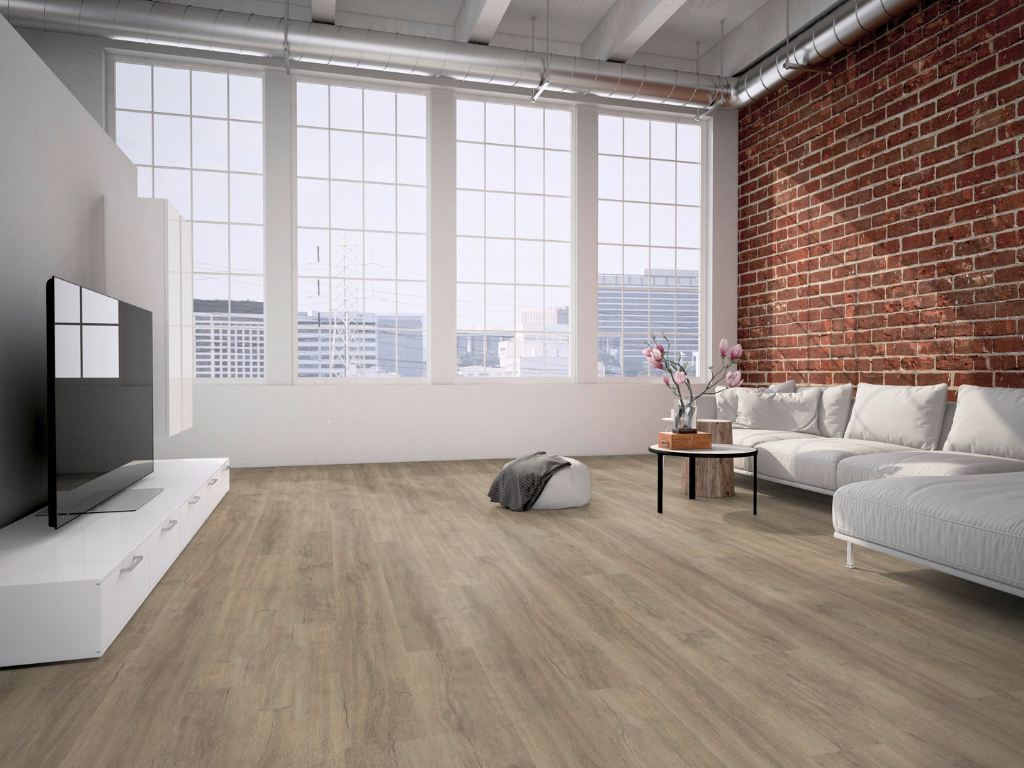 Vinylboden Safran – Eiche Landhausdiele