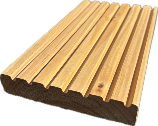 Douglasie geriffelt/genutet  28x145 mm