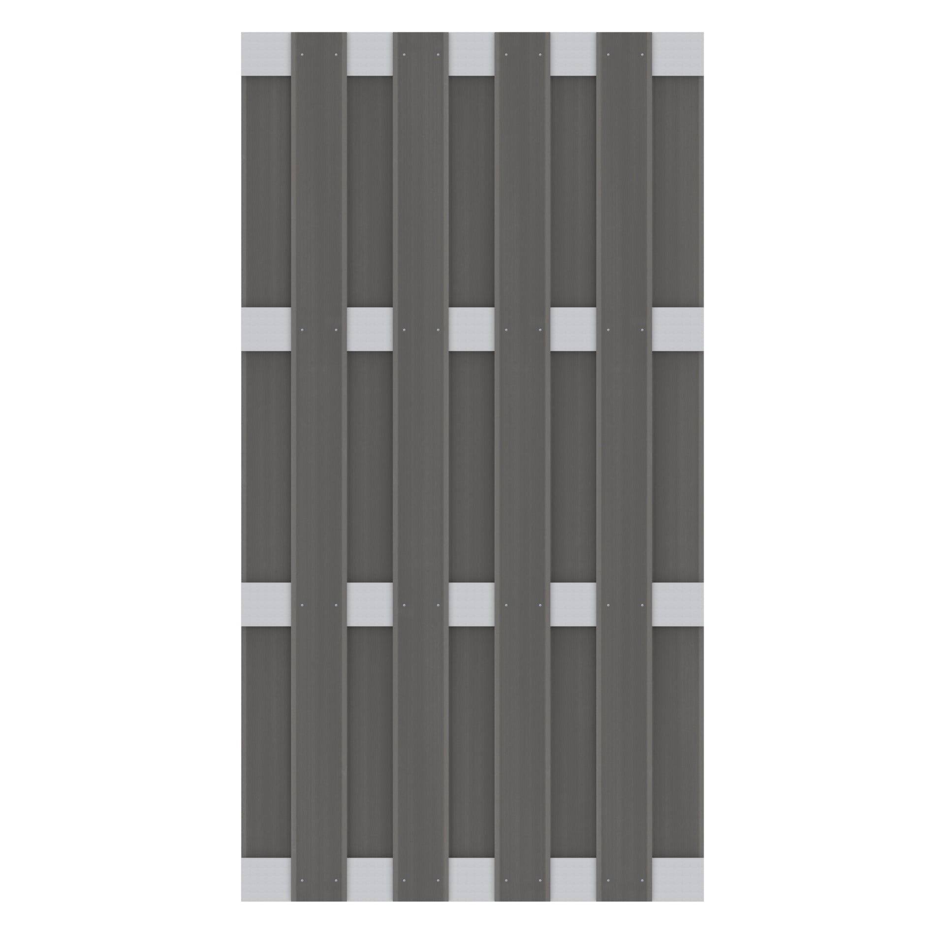 Brügmann Sichtblende JUMBO WPC ALU Anthrazit/Alu 179 x 95cm Art.-Nr. 2127