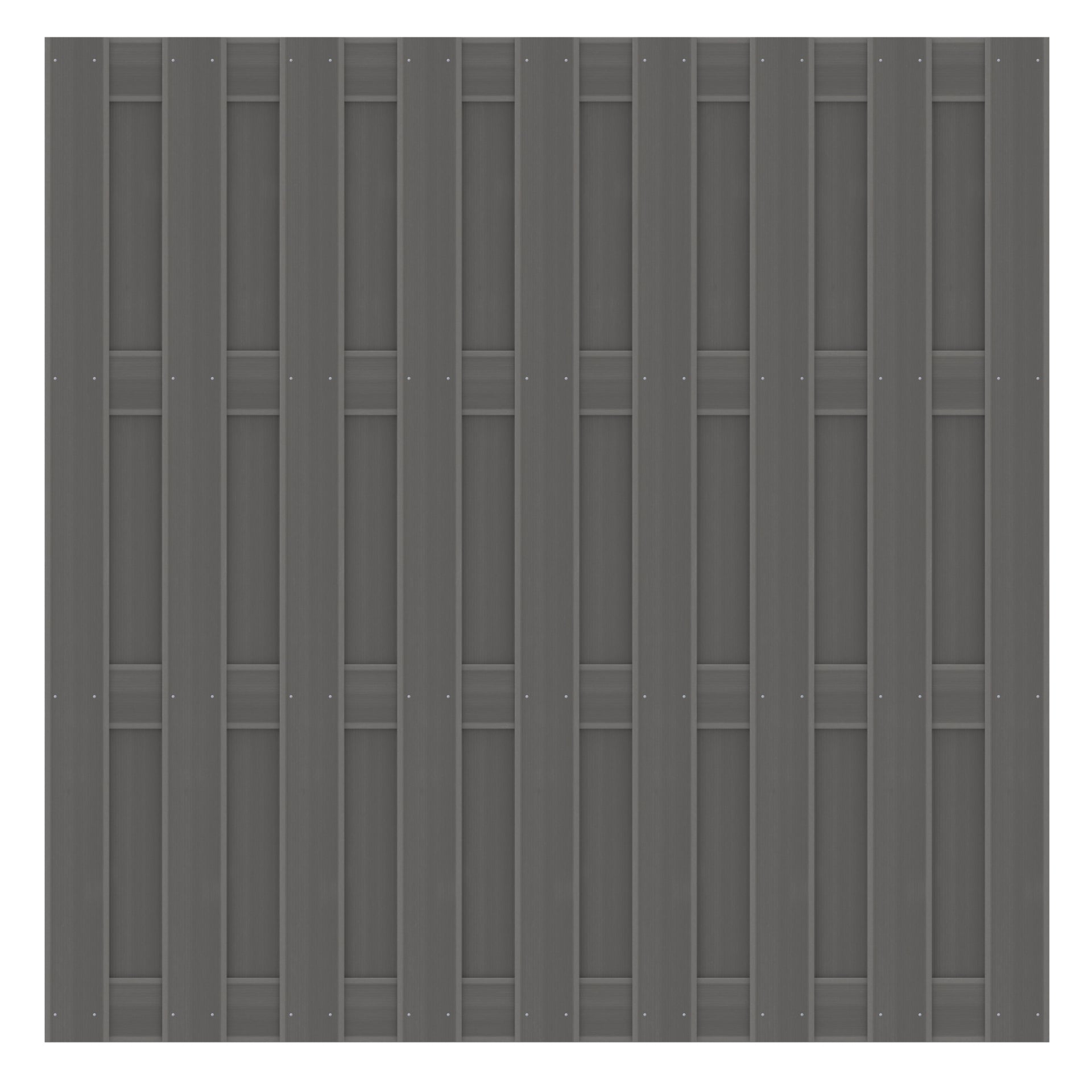 Brügmann Sichtblende Jumbo WPC Anthrazit 179 x 179 cm Art. 2086