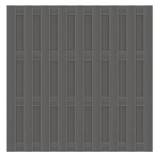 Brügmann Sichtblende Jumbo WPC Anthrazit 179 x 179 cm Art. 2086