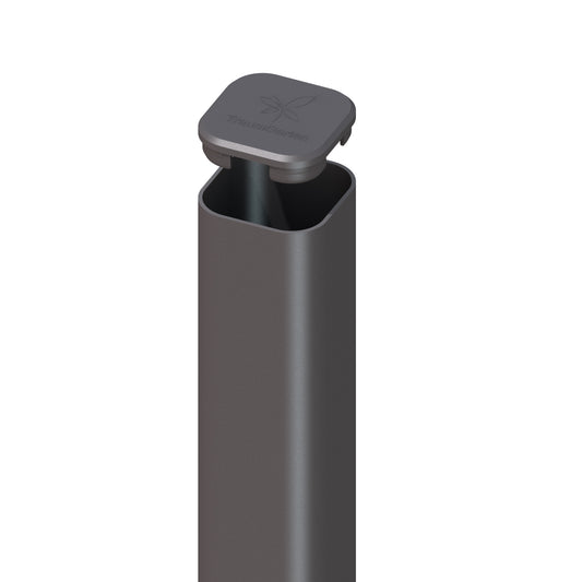 Brügmann Metallpfosten Anthrazit Erdverbau 7 x 7 x 240 cm Art.-Nr. 1590