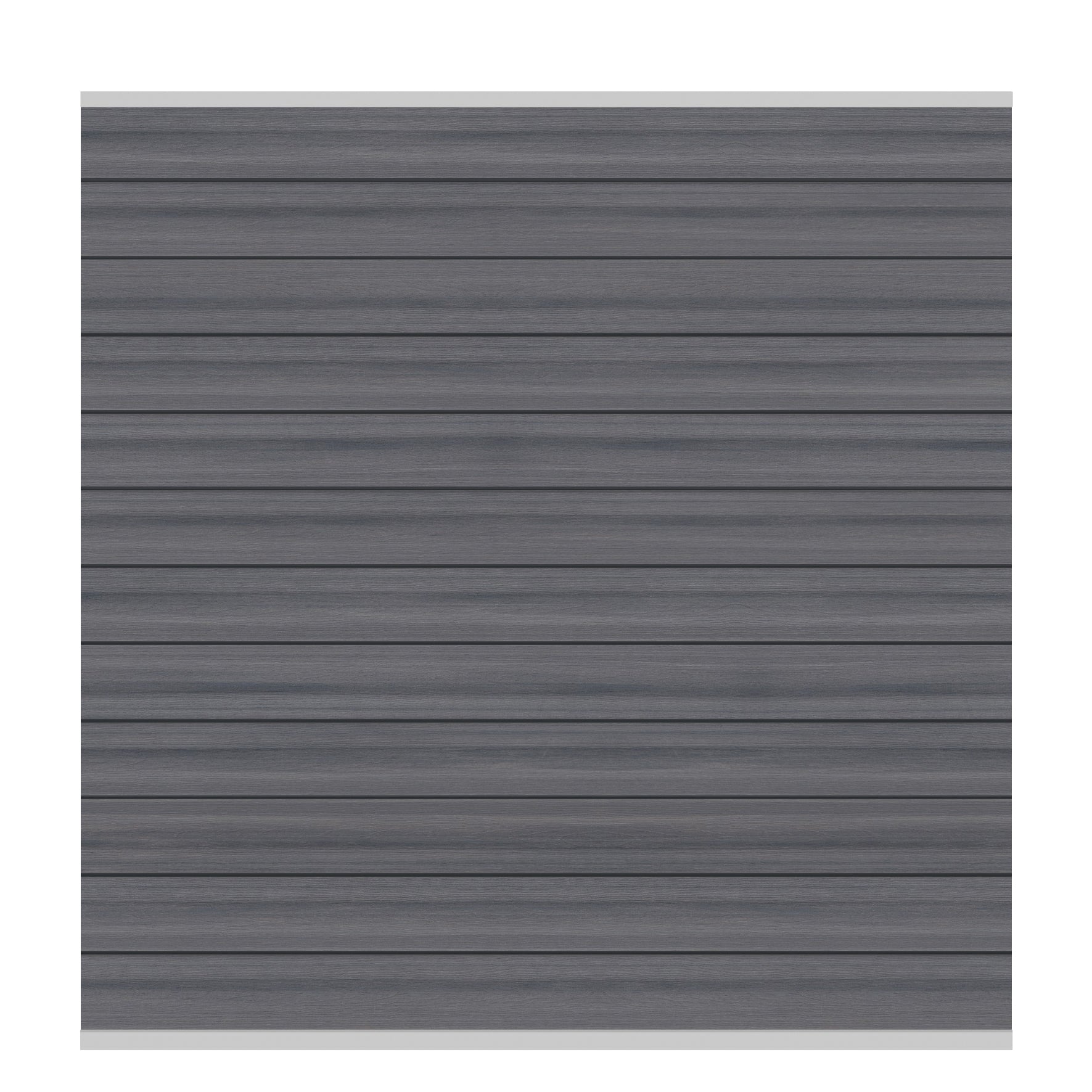 Brügmann SYSTEM WPC PLATINUM Grau / Silber Zaunfeld-Set 178 x 184 cm Art.-Nr. 2610