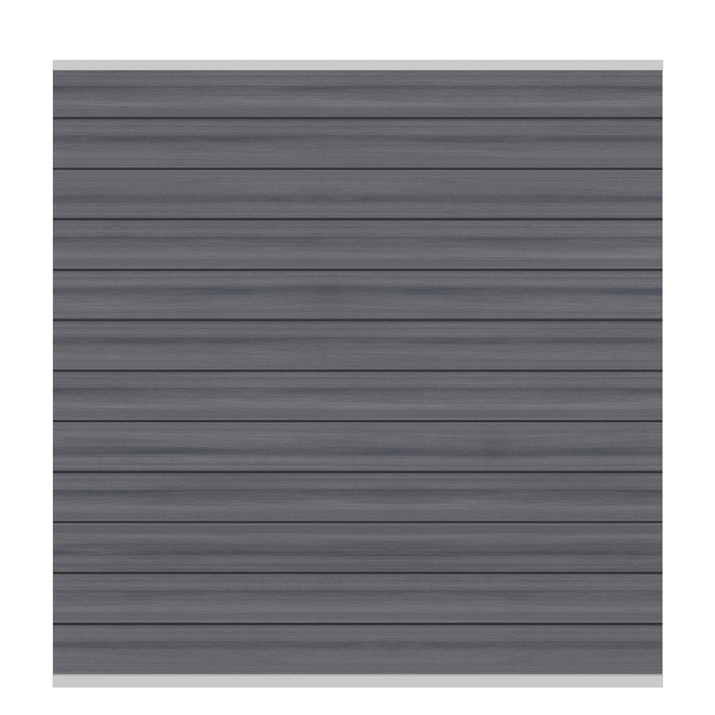 Brügmann SYSTEM WPC PLATINUM Grau / Silber Zaunfeld-Set 178 x 184 cm Art.-Nr. 2610
