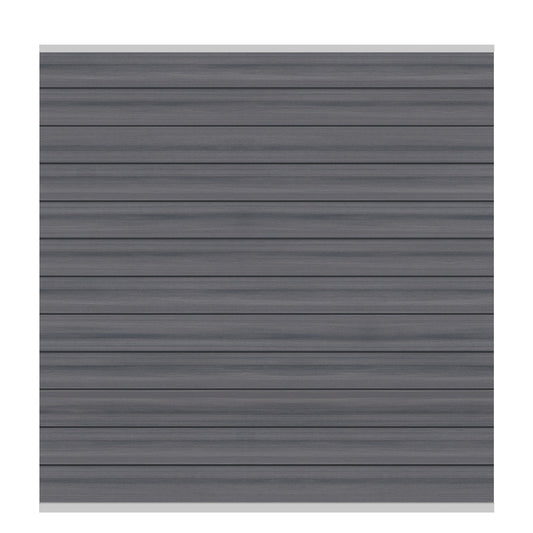 Brügmann SYSTEM WPC PLATINUM Grau / Silber Zaunfeld-Set 178 x 184 cm Art.-Nr. 2610
