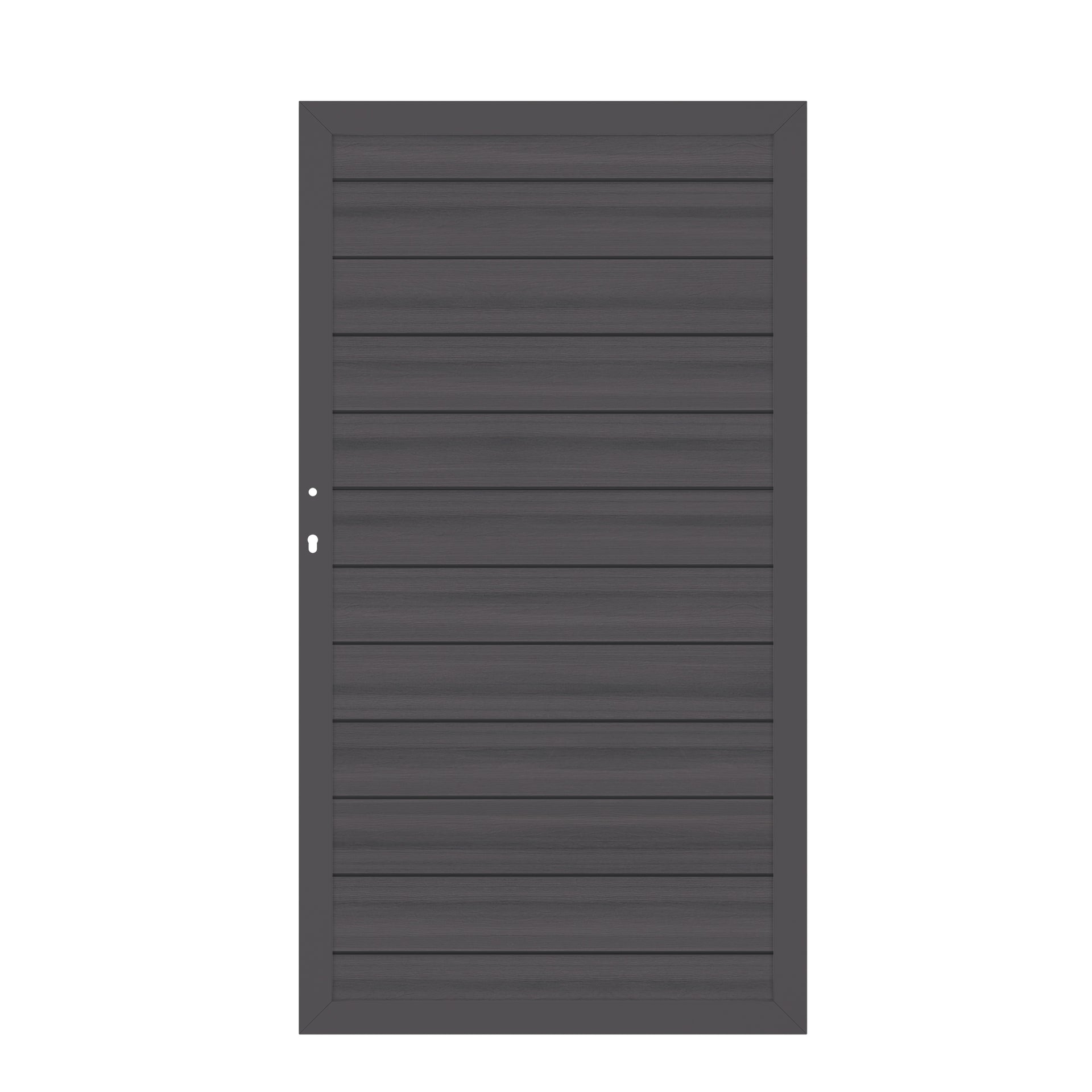 Brügmann SYSTEM WPC PLATINUM Anthrazit / Anthrazit Tor 98 x 180 cm Art.-Nr. 3702