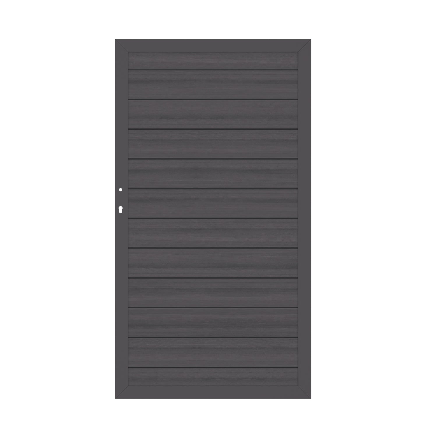Brügmann SYSTEM WPC PLATINUM Anthrazit / Anthrazit Tor 98 x 180 cm Art.-Nr. 3702