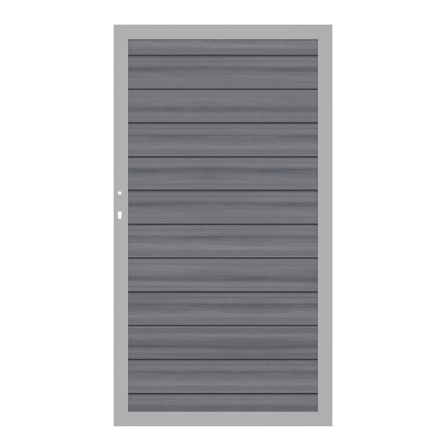 Brügmann SYSTEM WPC PLATINUM Grau Tor 98 x 180 cm Art.-Nr.2611