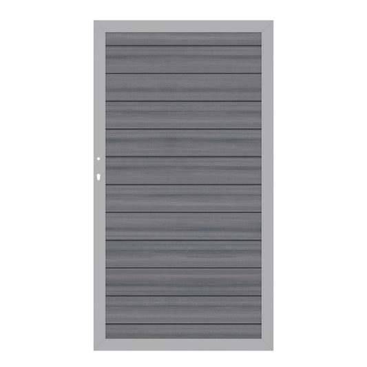 Brügmann SYSTEM WPC PLATINUM Grau Tor 98 x 180 cm Art.-Nr.2611