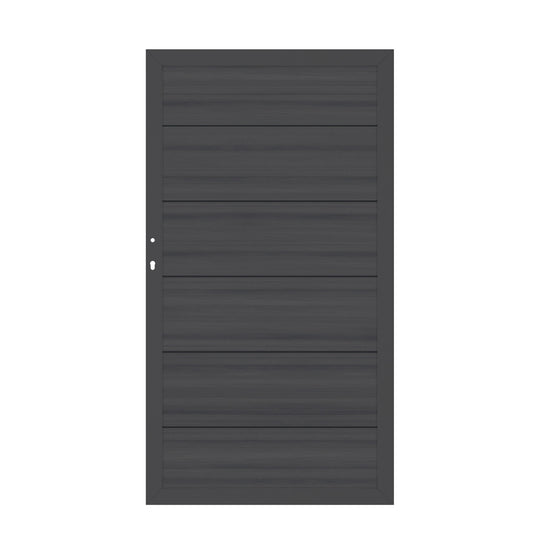 Brügmann SYSTEM WPC PLATINUM XL Anthrazit Tor 98 x 180 cm Art.-Nr. 3707