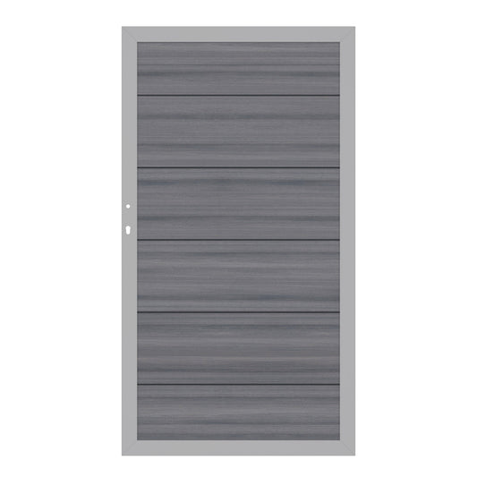 Brügmann SYSTEM WPC PLATINUM XL Grau Tor 98 x 180 cm Art.-Nr. 2631