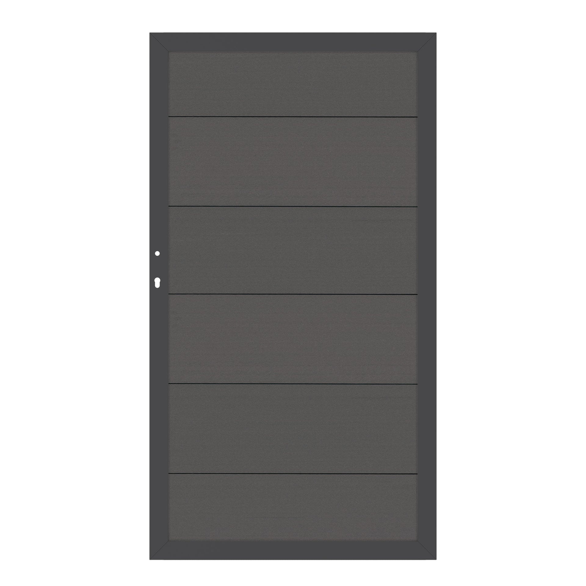 Brügmann SYSTEM WPC XL Anthrazit/Anthrazit Tor DIN links /rechts 98 x 180 cm Art.-Nr. 2595