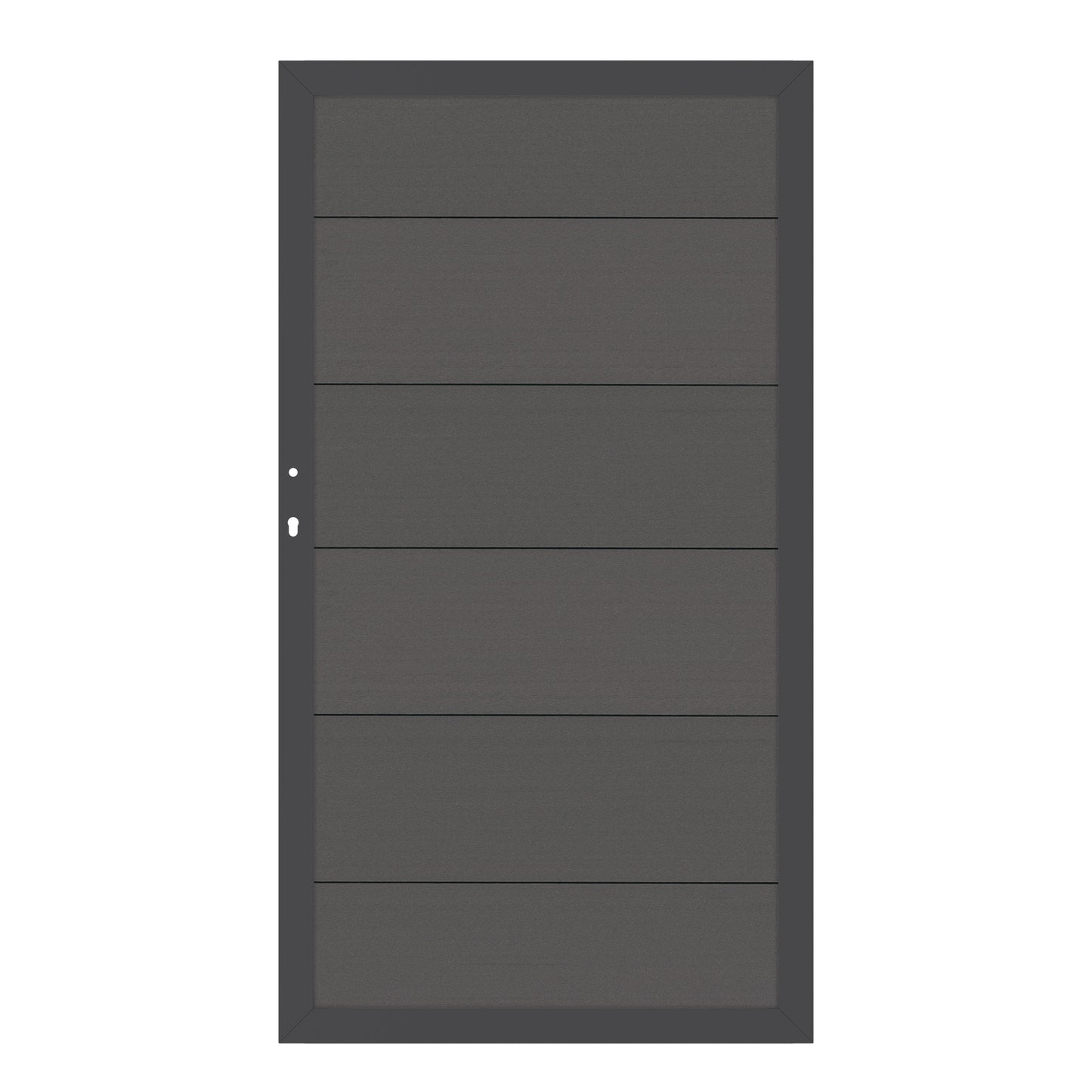 Brügmann SYSTEM WPC XL Anthrazit/Anthrazit Tor DIN links /rechts 98 x 180 cm Art.-Nr. 2595