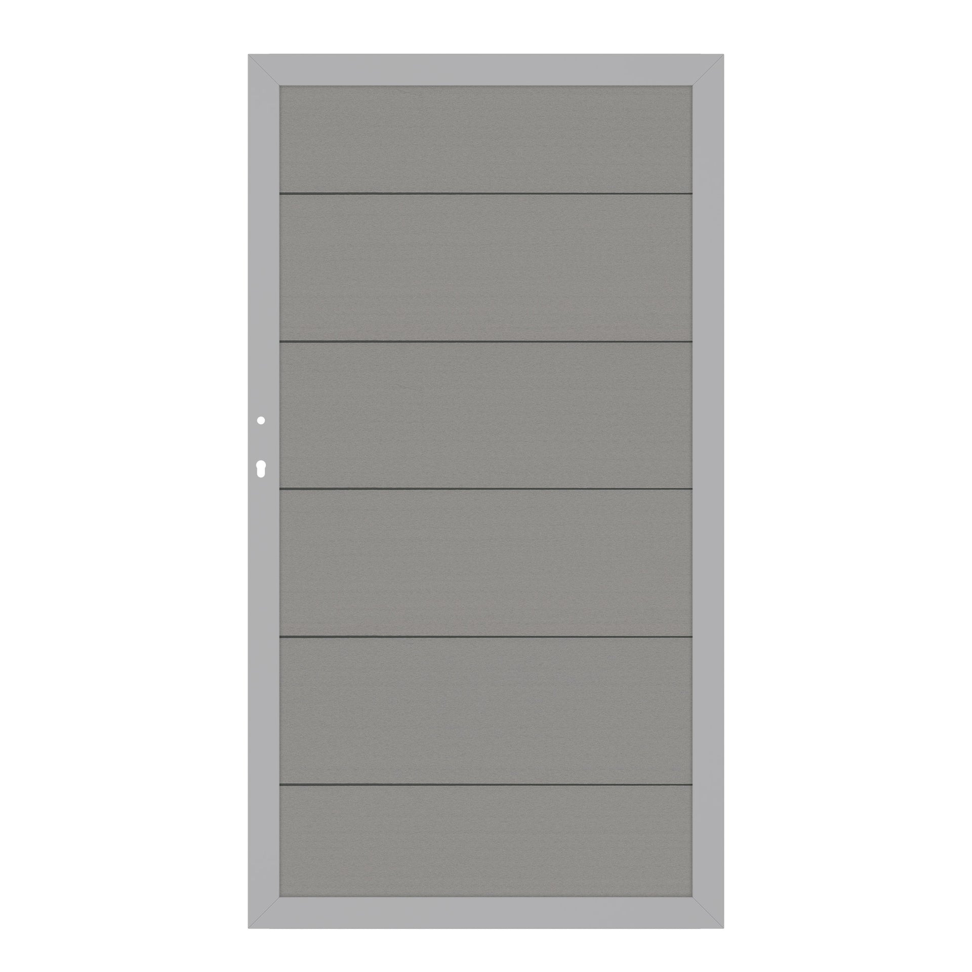 Brügmann SYSTEM WPC XL Grau/Silber Tor 98 x 180 cm Art.-Nr. 2591