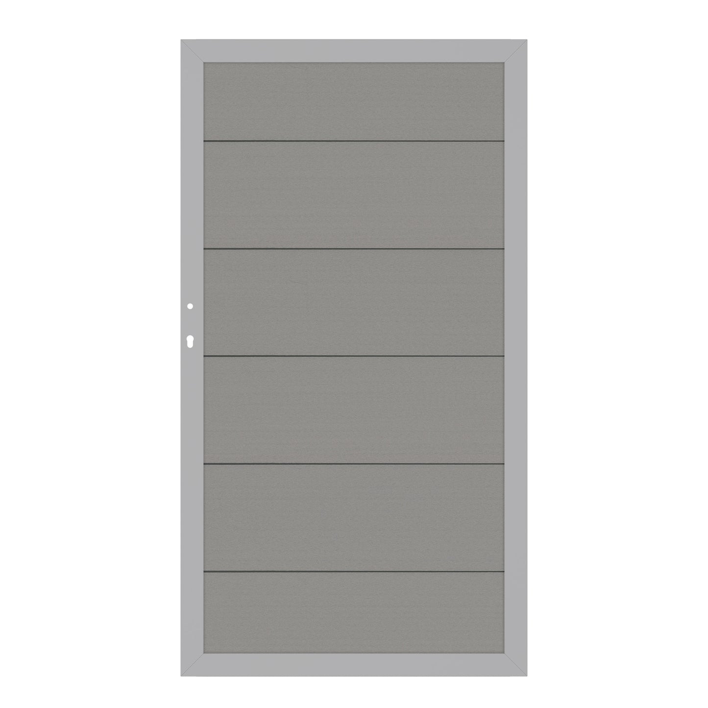 Brügmann SYSTEM WPC XL Grau/Silber Tor 98 x 180 cm Art.-Nr. 2591